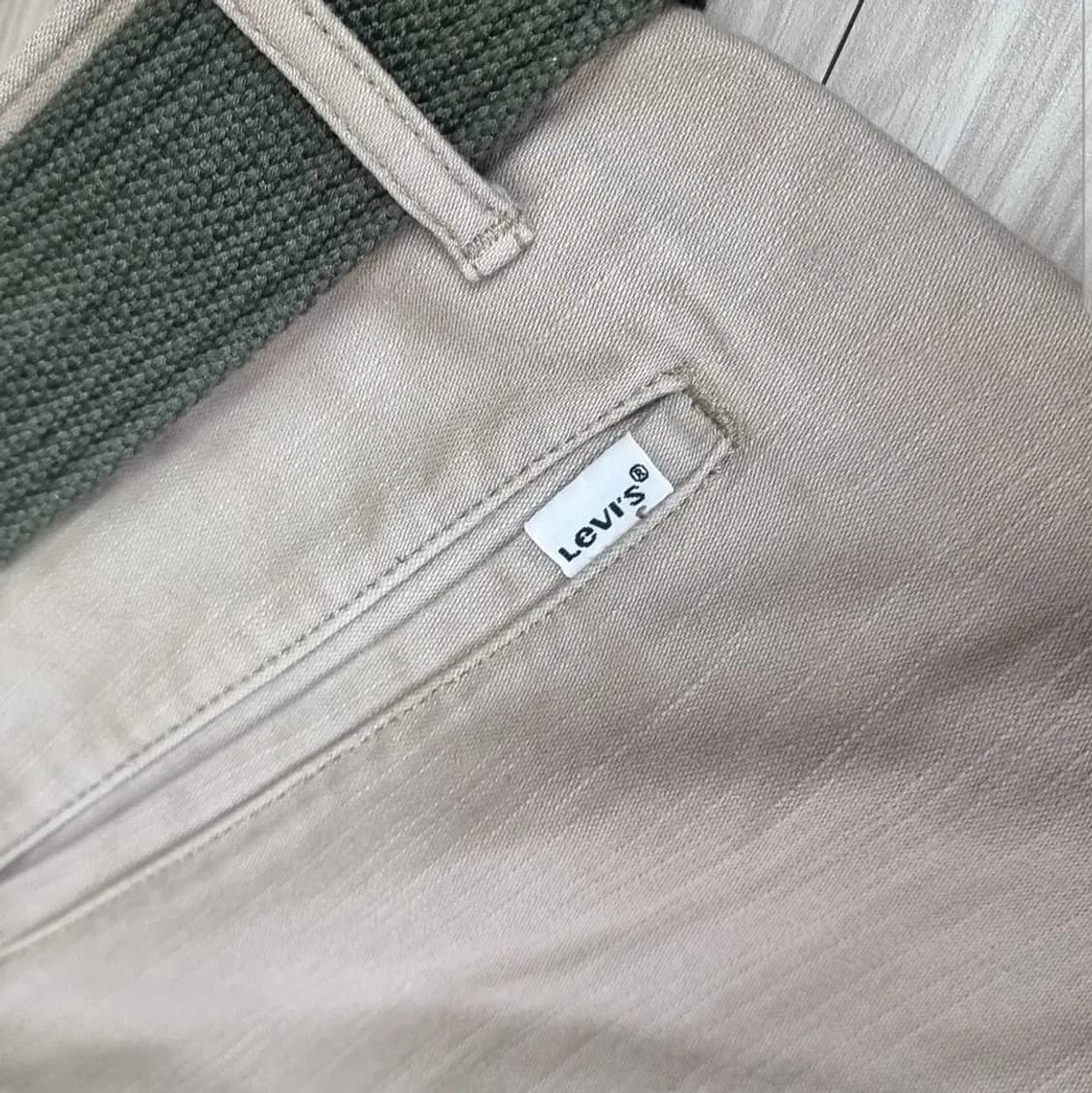 리바이스 베이지색 카고 반바지 + 벨트(33~34) 상품이미지6