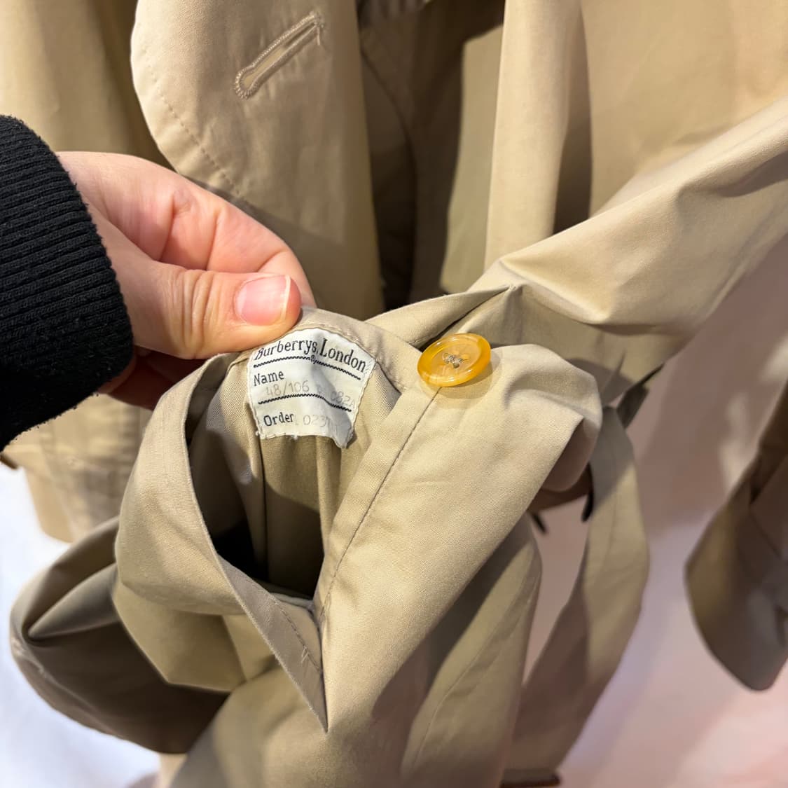 버버리 정품 더블 트렌치코트 바바리 자켓 상품이미지6
