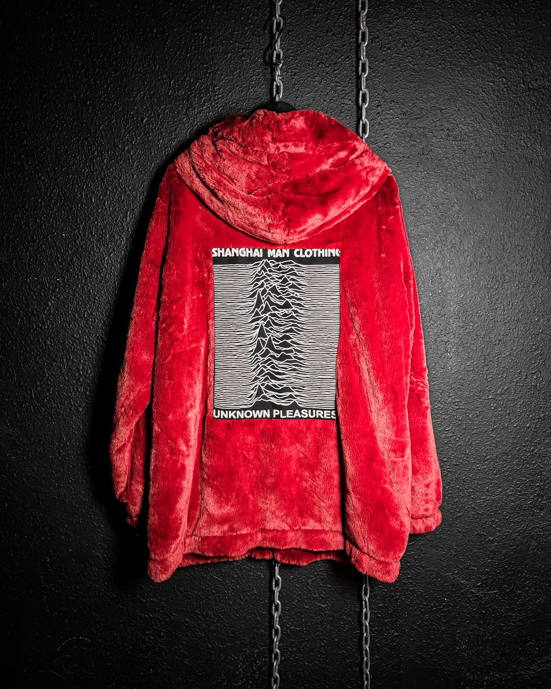 Joy Division Red Fur Hooded Jacket  상품이미지1