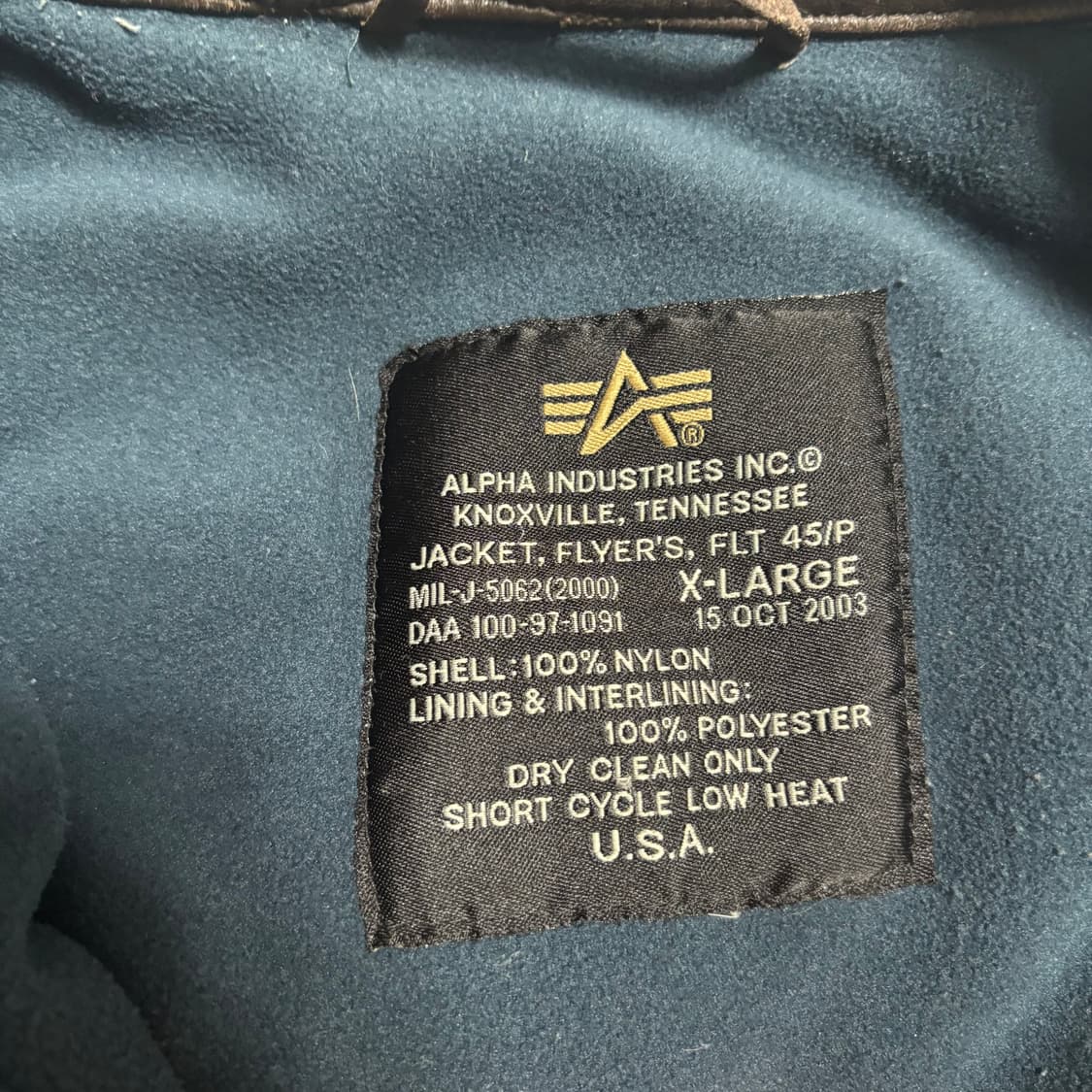 XL 알파인더스트리 90‘s MA-1 항공 자켓 상품이미지4