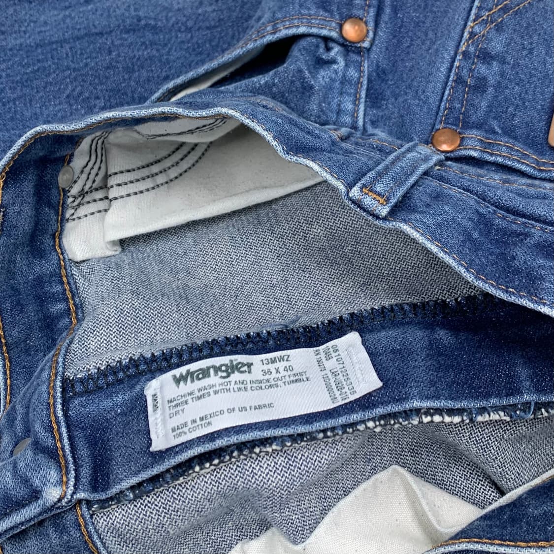 Wrangler 랭글러 13MWZ 카우보이컷 데님팬츠 (36) 상품이미지7