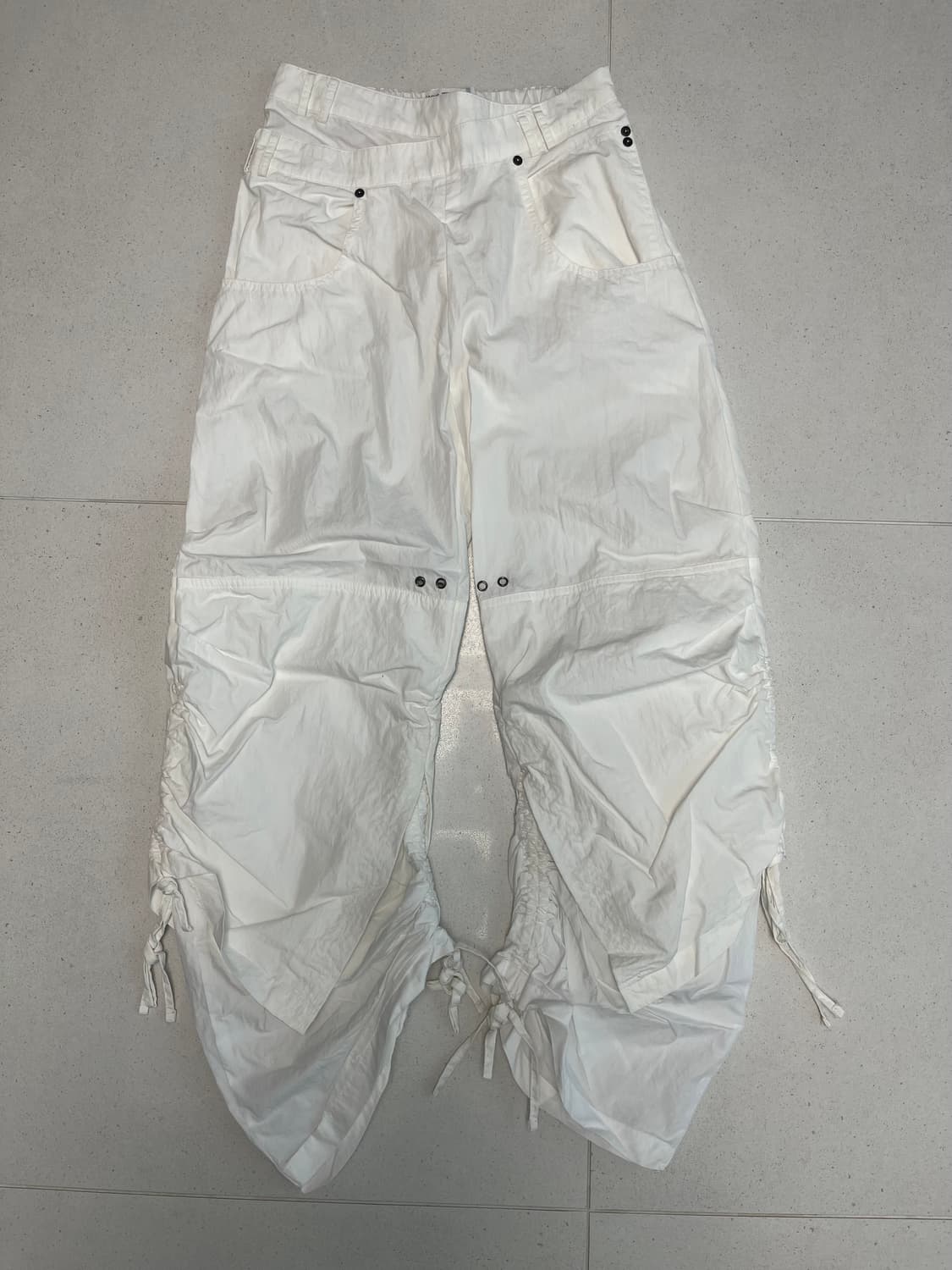 나체 nache LAYERED WAIST BONDED PANTS 상품이미지4