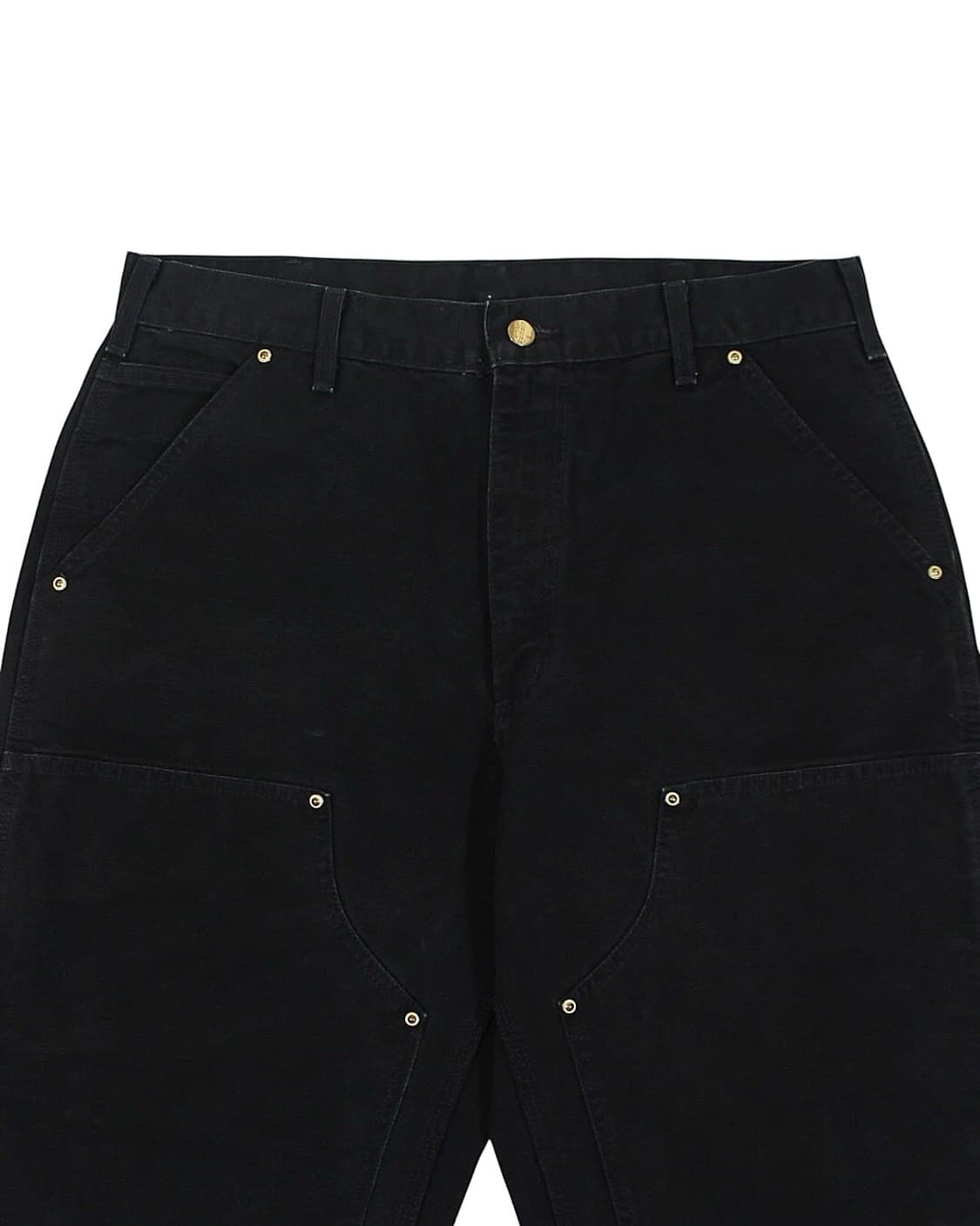 2003 USA 칼하트 B01 블랙 더블니 카펜터 팬츠 빈티지 미국제 상품이미지5