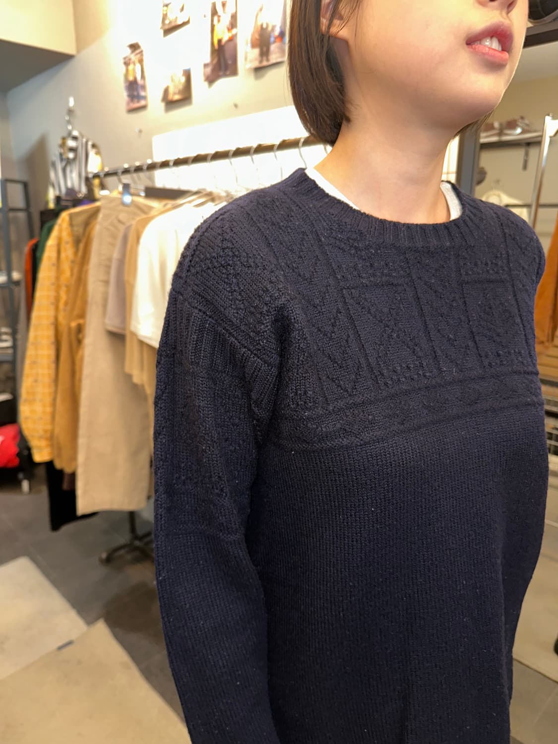 90’s Margaret Howel England pattern knit 상품이미지4