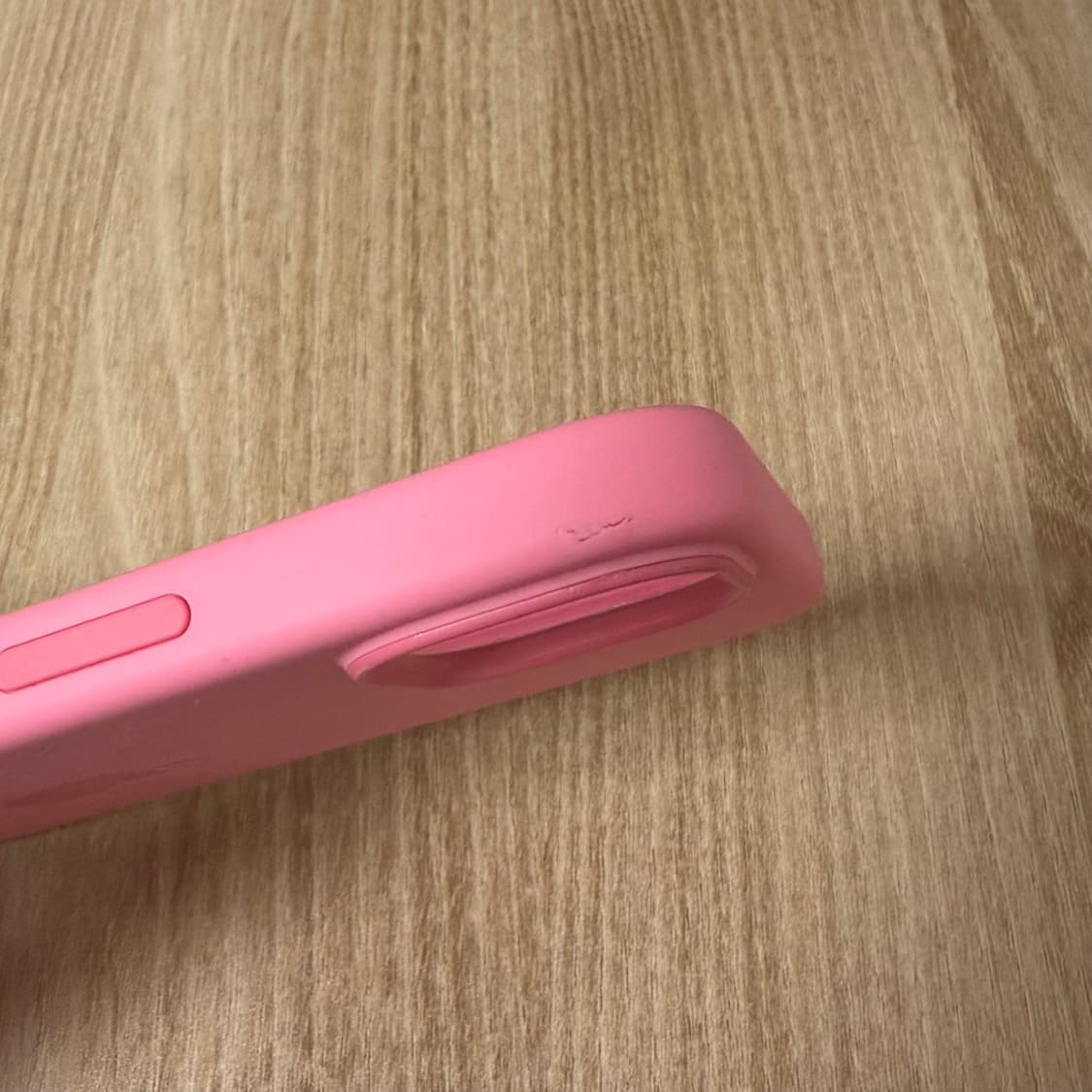 (15플러스) 아이폰 정품 핑크 실리콘 케이스 상품이미지7