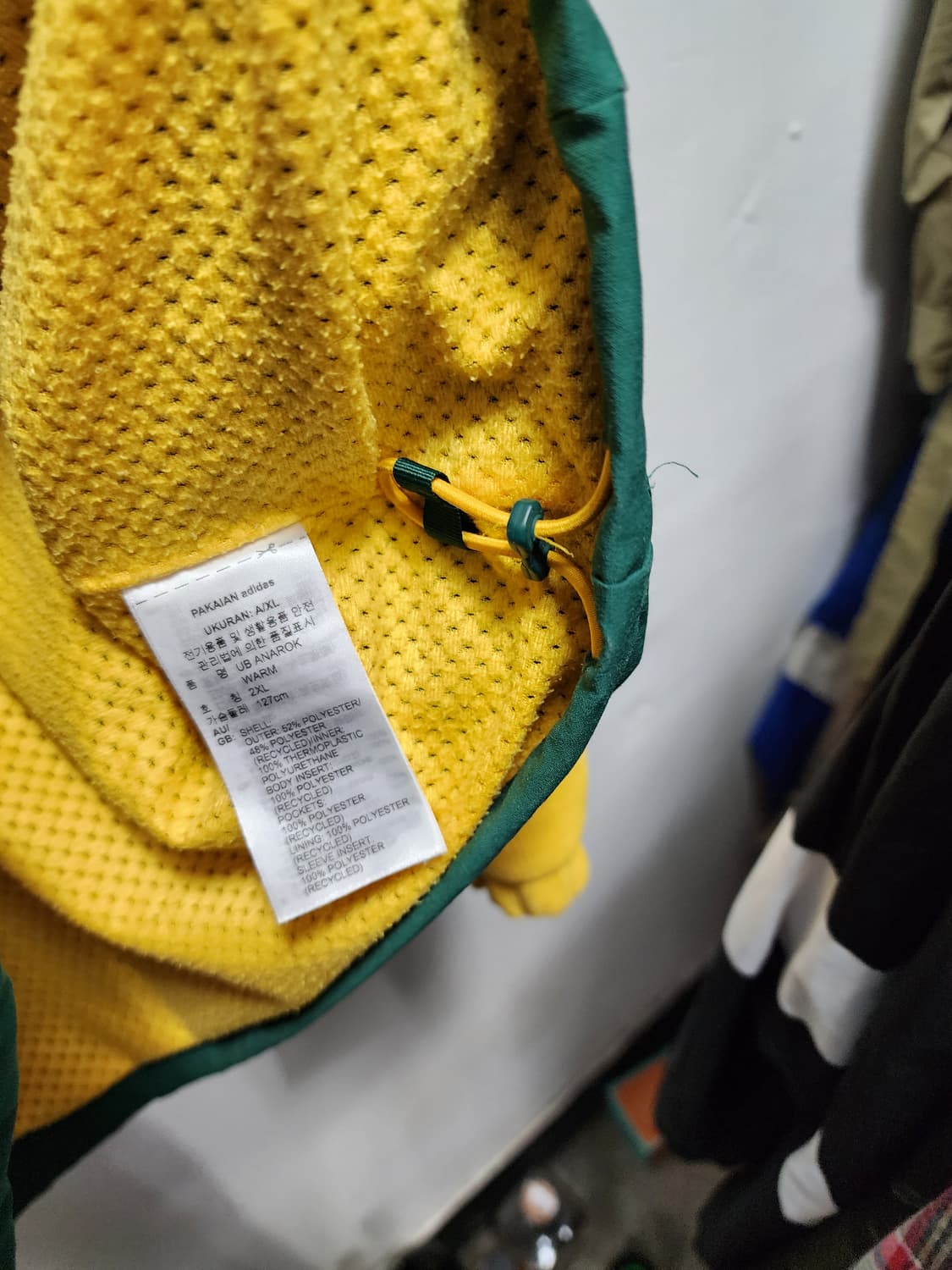 아디다스 코듀로이 아노락 후드  상품이미지6