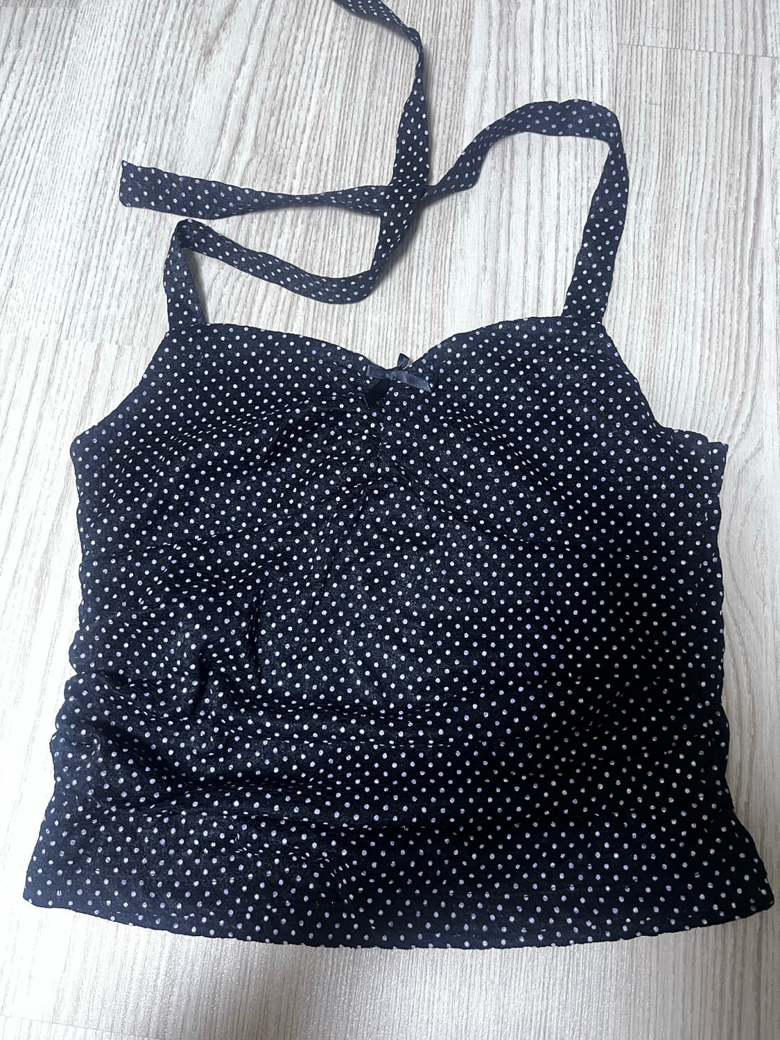 Wsc archive 아카이브 도트 쓰리웨이 셔링 탑 상품이미지3