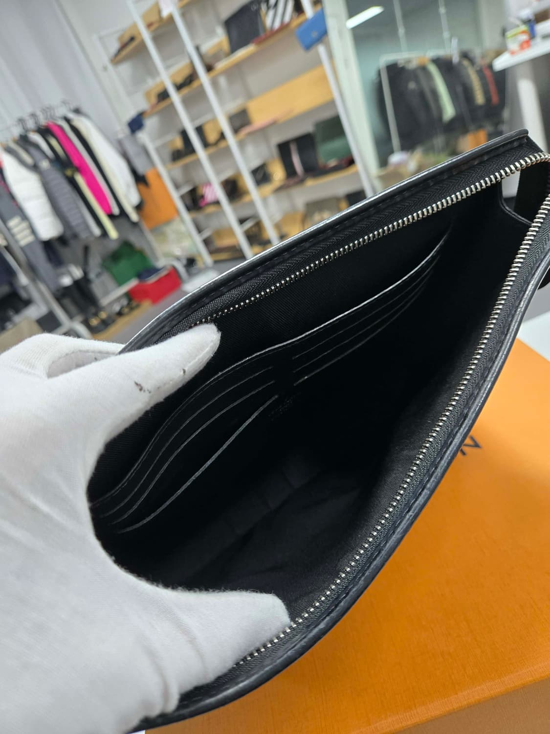 [A급컨디션]루이비통 다미에 네메스 보야주 클러치백 상품이미지7