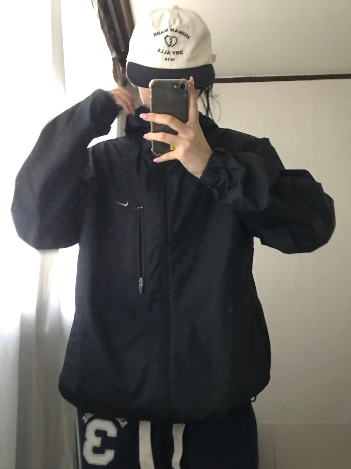 나이키 블랙 후드 바람막이 상품이미지6