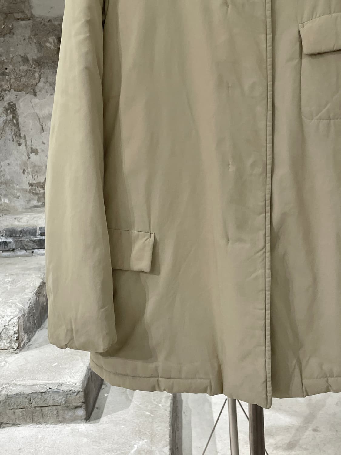 질샌더 슈크림 히든 버튼 누빔 자켓 상품이미지4