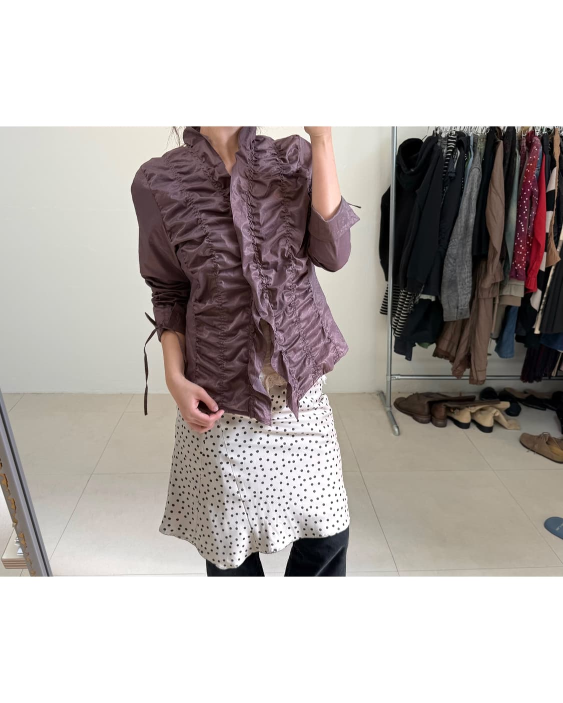 Je repit 셔링 블라우스 상품이미지2