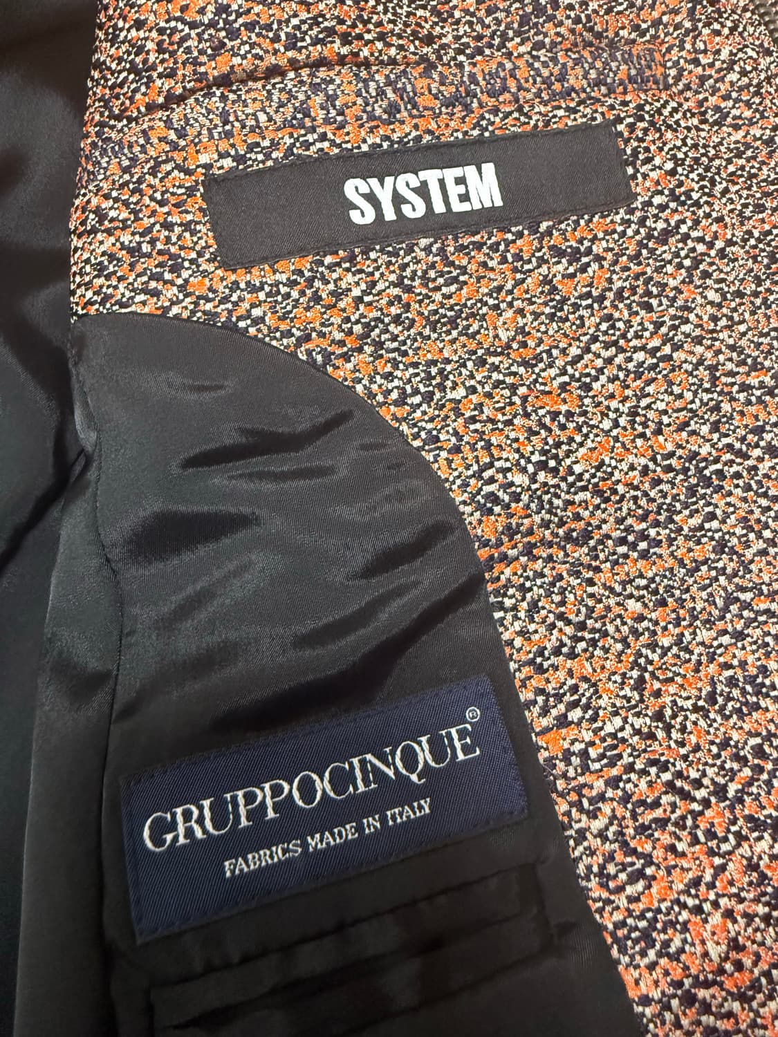 시스템옴므 트위드 봄버자켓 100 상품이미지6