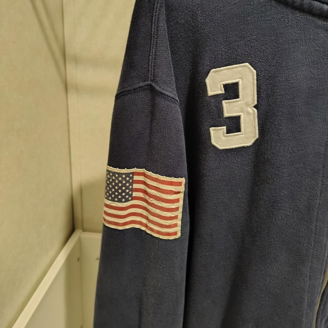 폴로 랄프로렌 빅 포니 USA 후드집업 네이비 2XL 상품이미지4