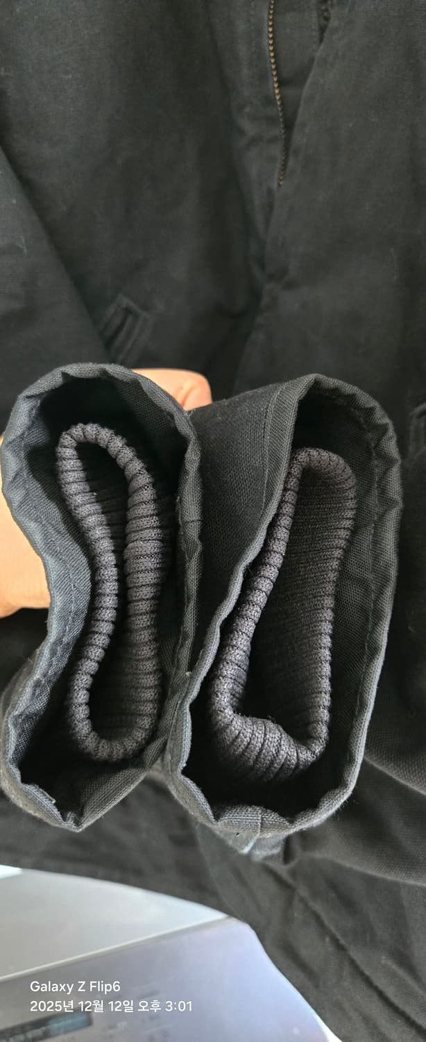 칼하트 워시드 덕 쉐르파 자켓 M 상품이미지8