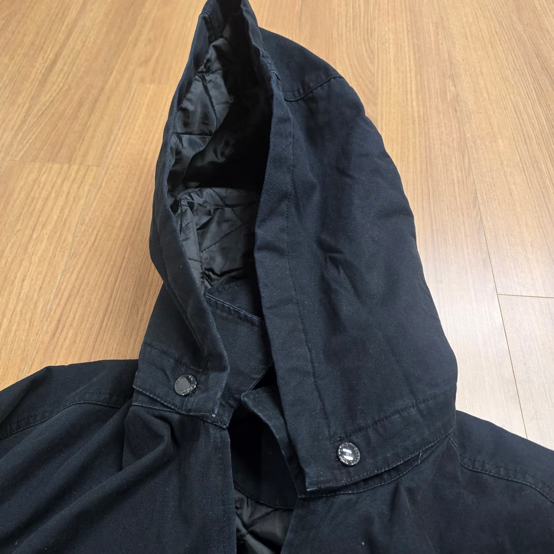 (L) 슈프림 유틸리티 레더 칼라 자켓 블랙 상품이미지2