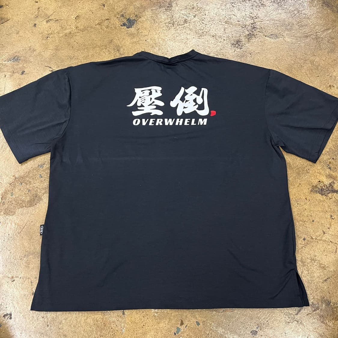 [정품/XL] 압도 로고 반팔 티셔츠 블랙 b14 상품이미지3