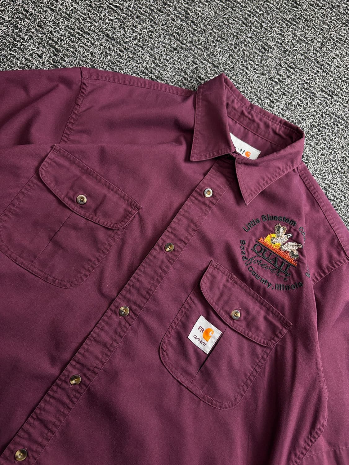 칼하트 아카이브 하프슬리브 워크 셔츠 4626 상품이미지3