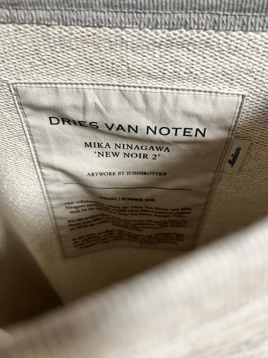 드리스반노튼 Mika Ninagawa 스웻셔츠 그레이 상품이미지3