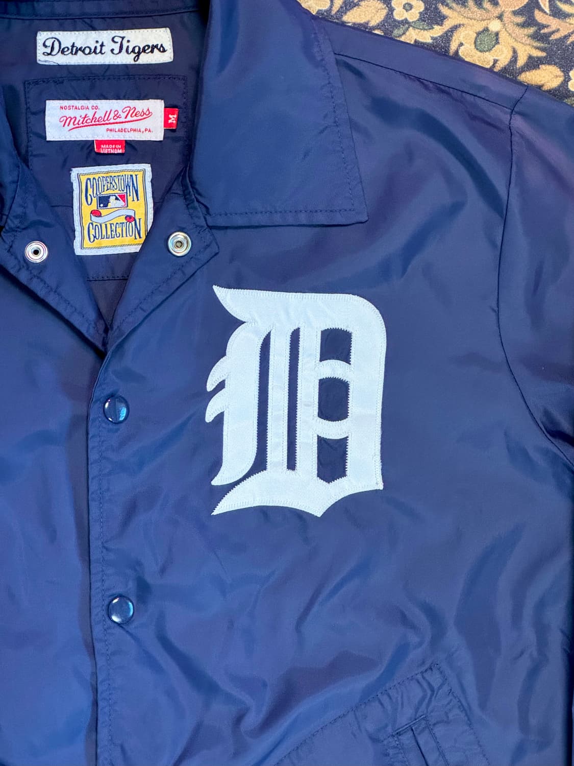 미첼 앤 네스 디트로이트 타이거즈 나일론 코치자켓 상품이미지2