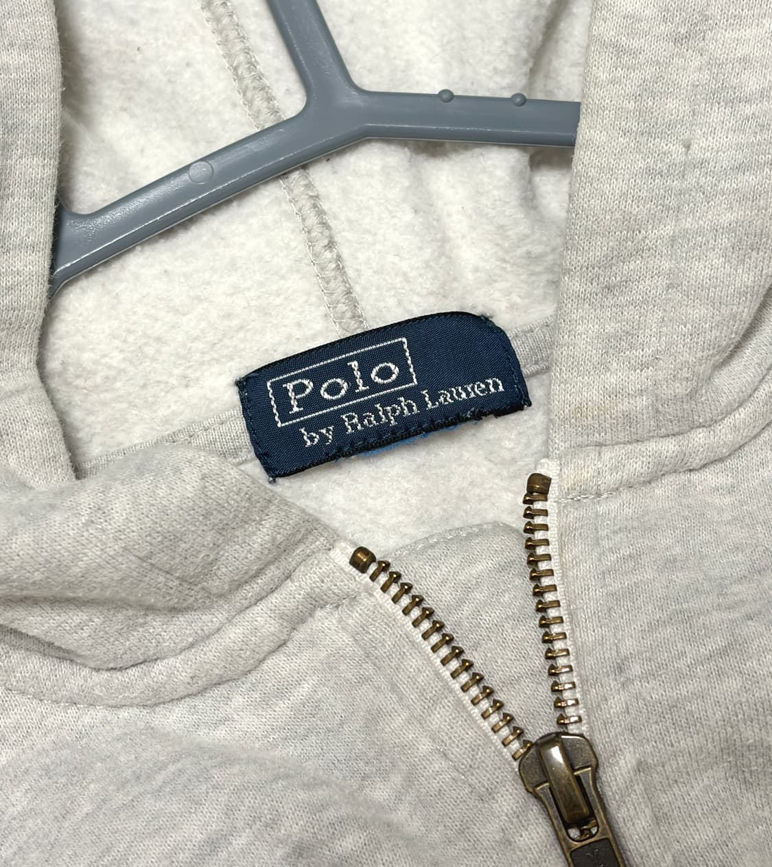 폴로 랄프로렌 빅포니 후드집업 회색 그레이 상품이미지2