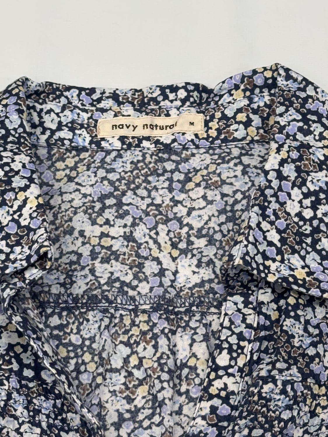 🪻하구미의 크로셰 코디세트🪻플라워 셔츠 레이어드 미디스커트 모리걸 상품이미지7