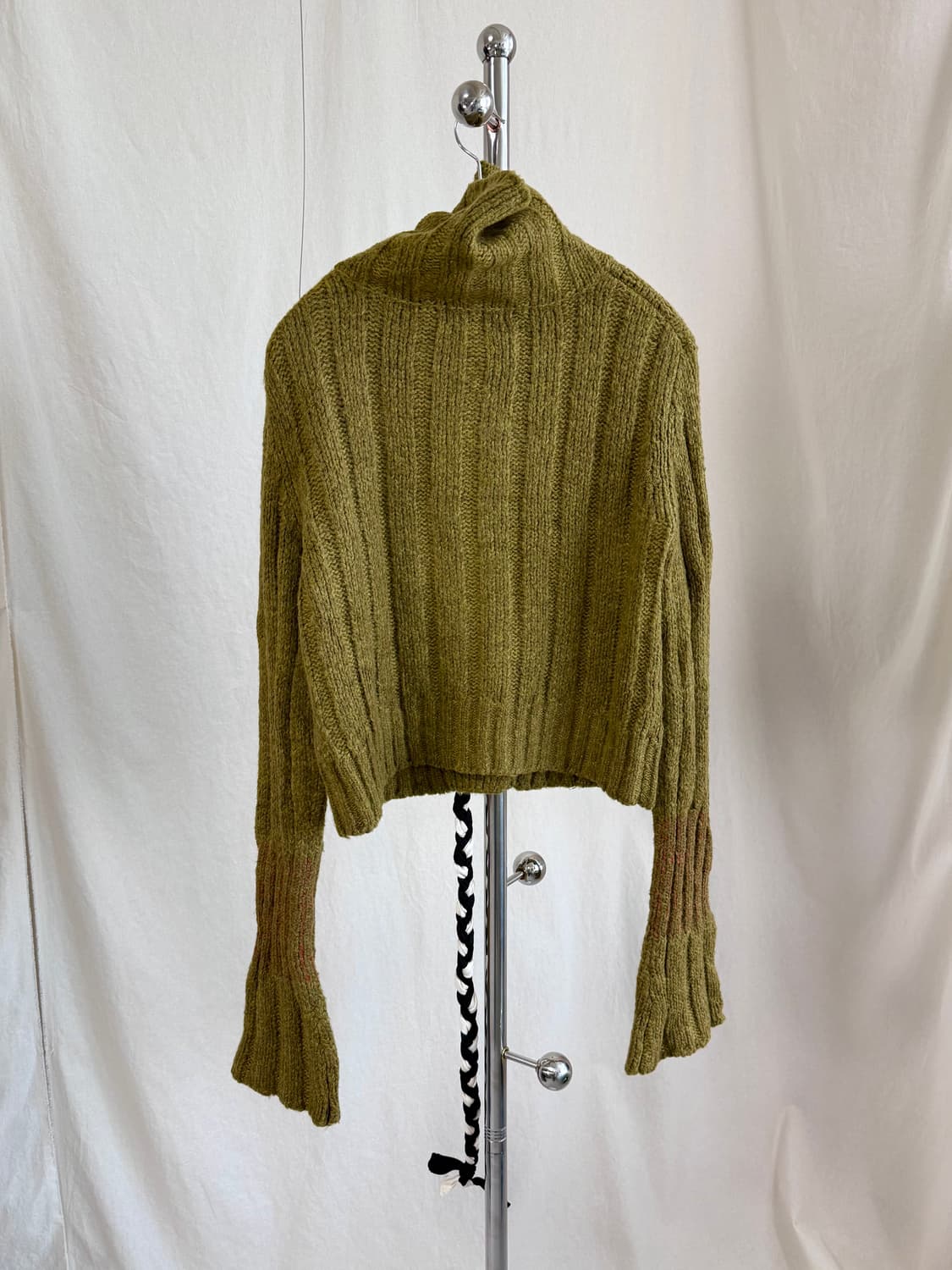 Sensounico 올리브 니트 가디건 상품이미지7