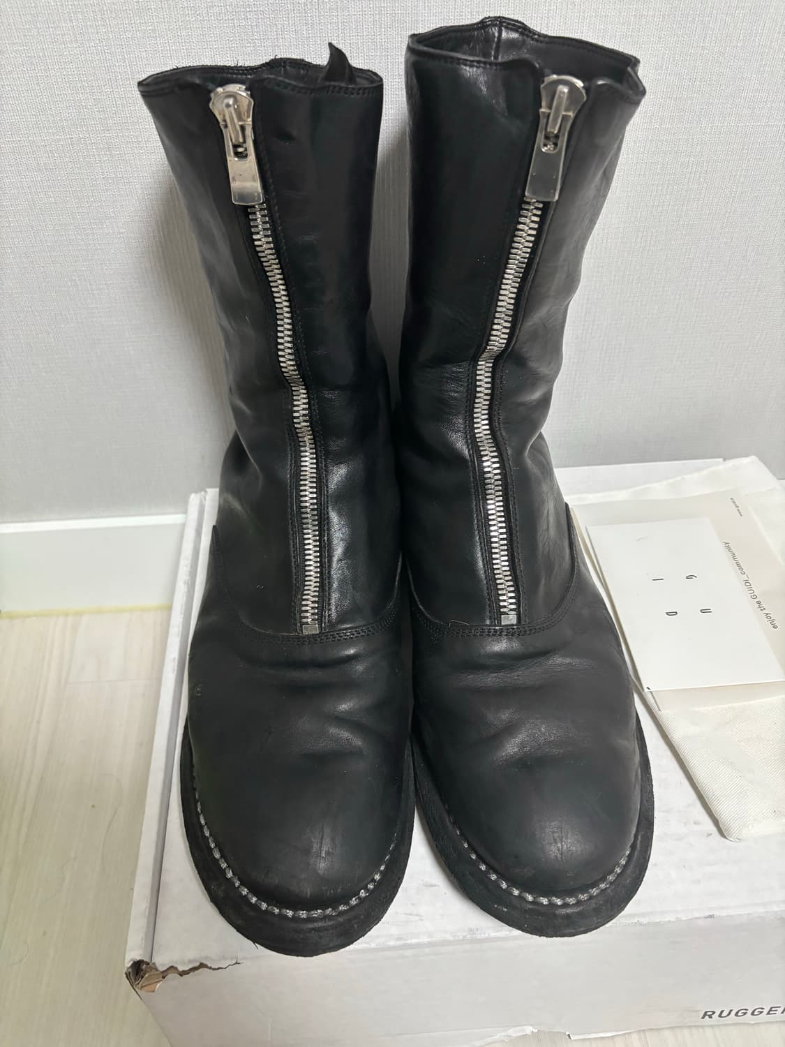 GUIDI 310 프론트지퍼 부츠 /44,280 상품이미지1