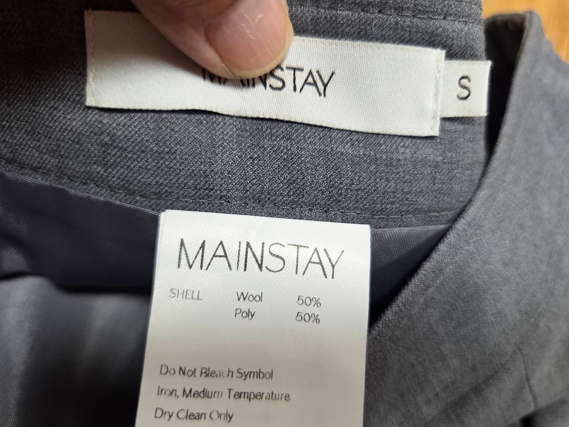 메인스테이(MAINSTAY) 모우 플리츠스커트 55 새상품 상품이미지8