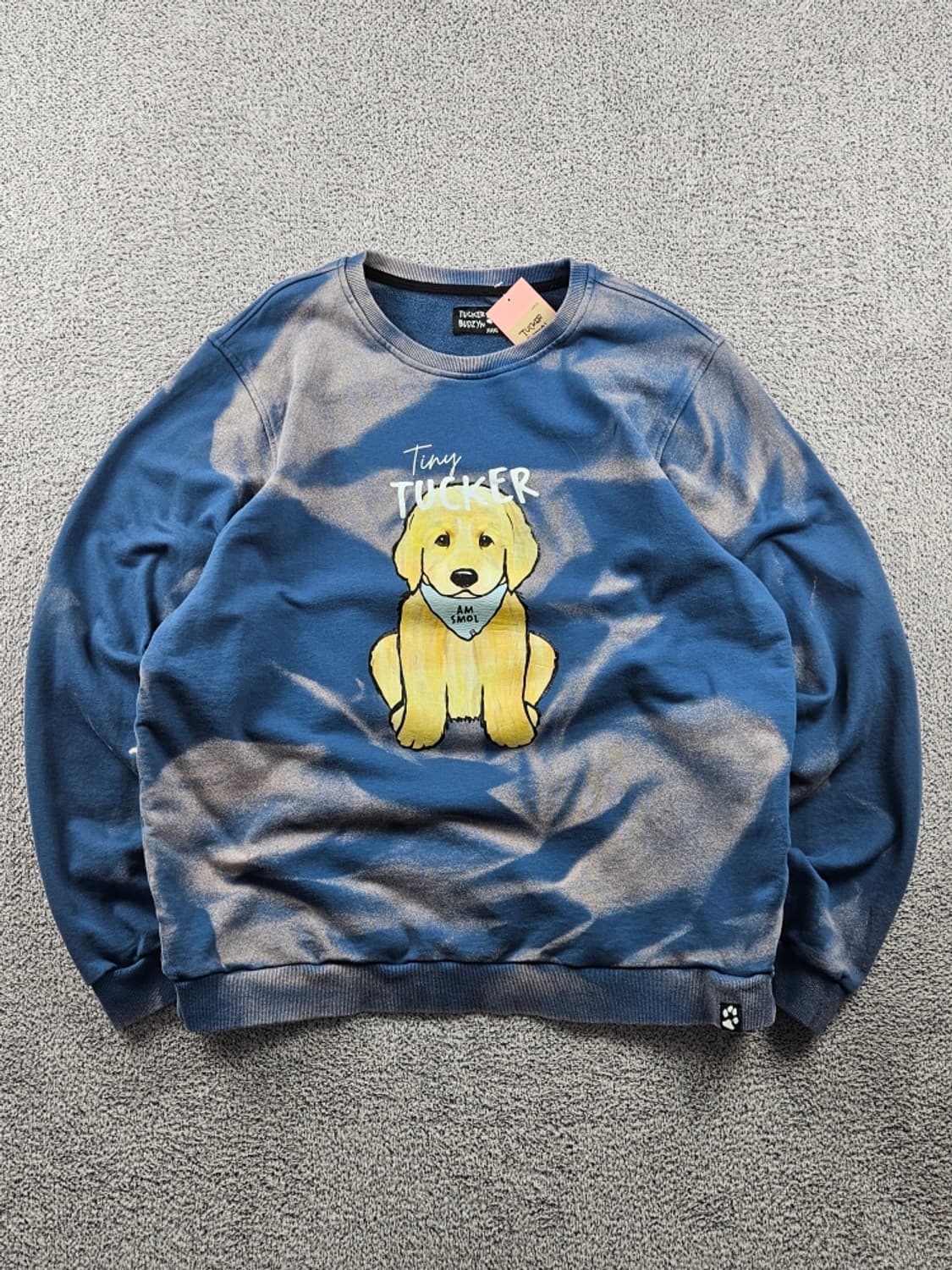 터커 버진 다잉 워시드 커스텀 맨투맨 스웻 셔츠 ( 3XL )/10954 상품이미지1