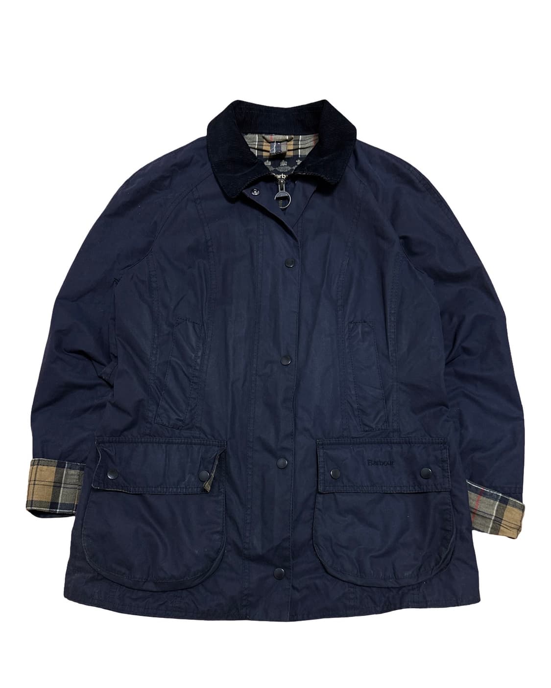 바버 비드넬 네이비 왁스 자켓 상품이미지1