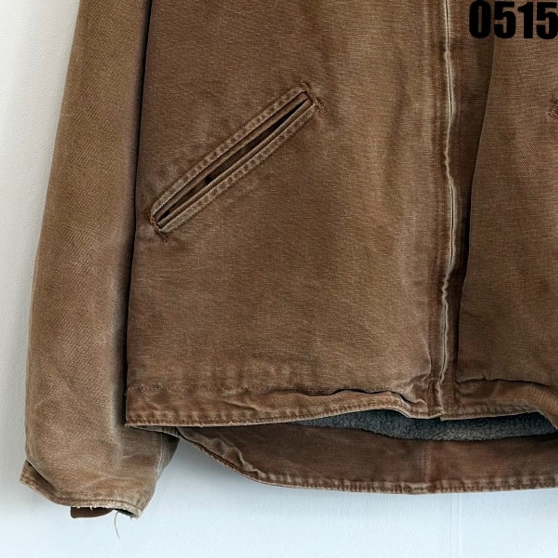 칼하트 J141 덕캔버스 디트로이트 양털 자켓 XL 0515 상품이미지3