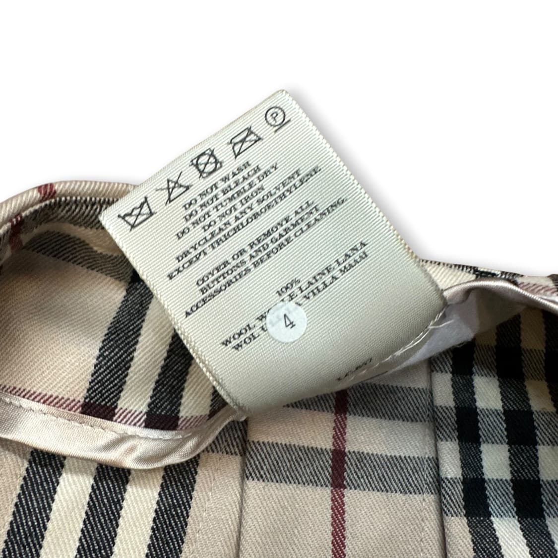 버버리 노바체크 랩 스커트 상품이미지7