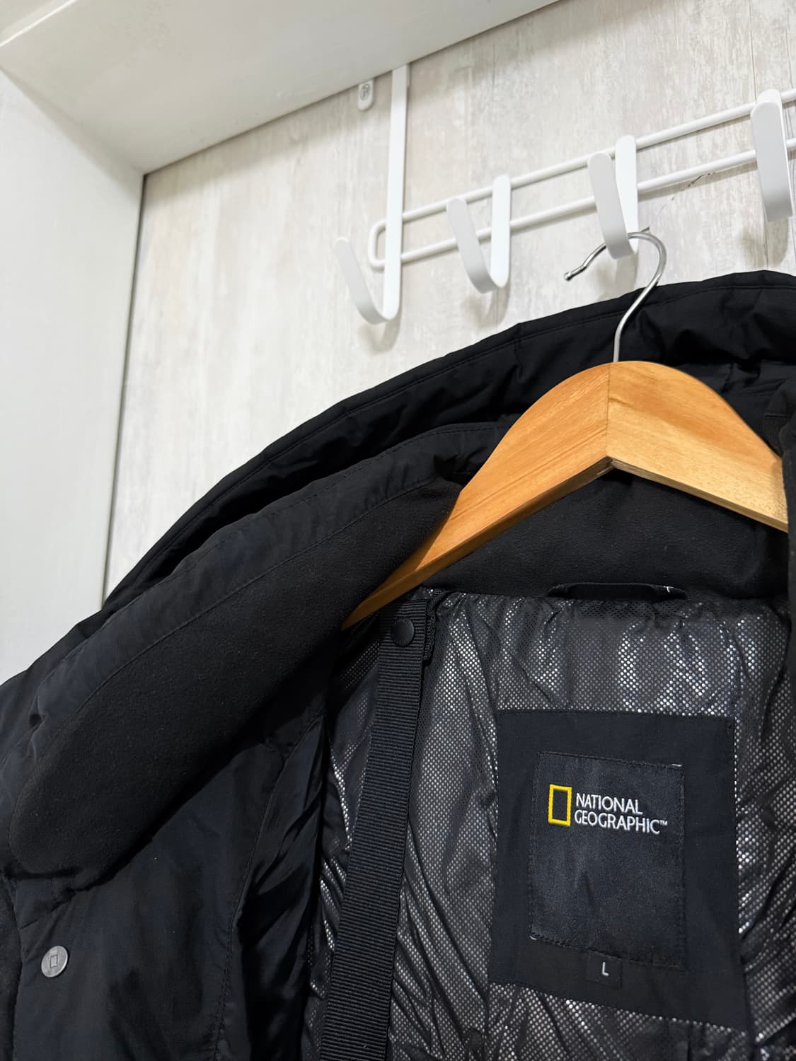 남성 100 / 내셔널지오그래픽 카이만3 롱패딩 블랙 상품이미지6