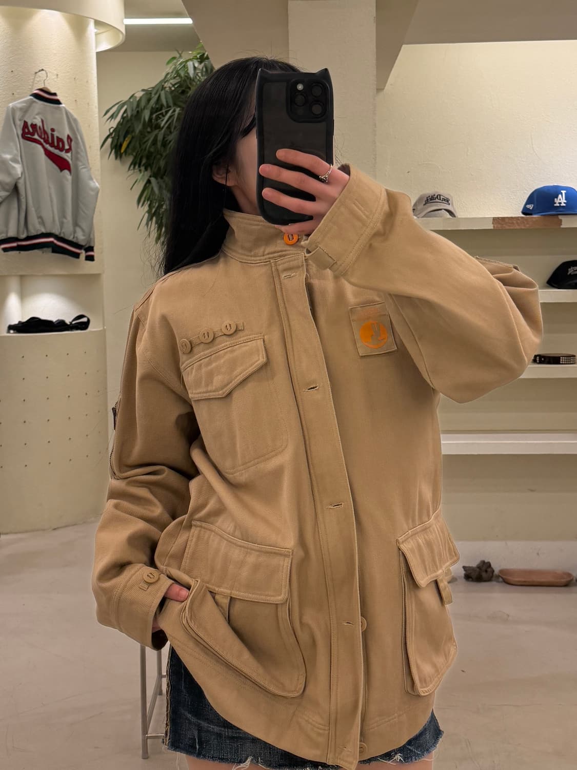 아디다스 베이지 멀티포켓 자켓 U80 상품이미지1