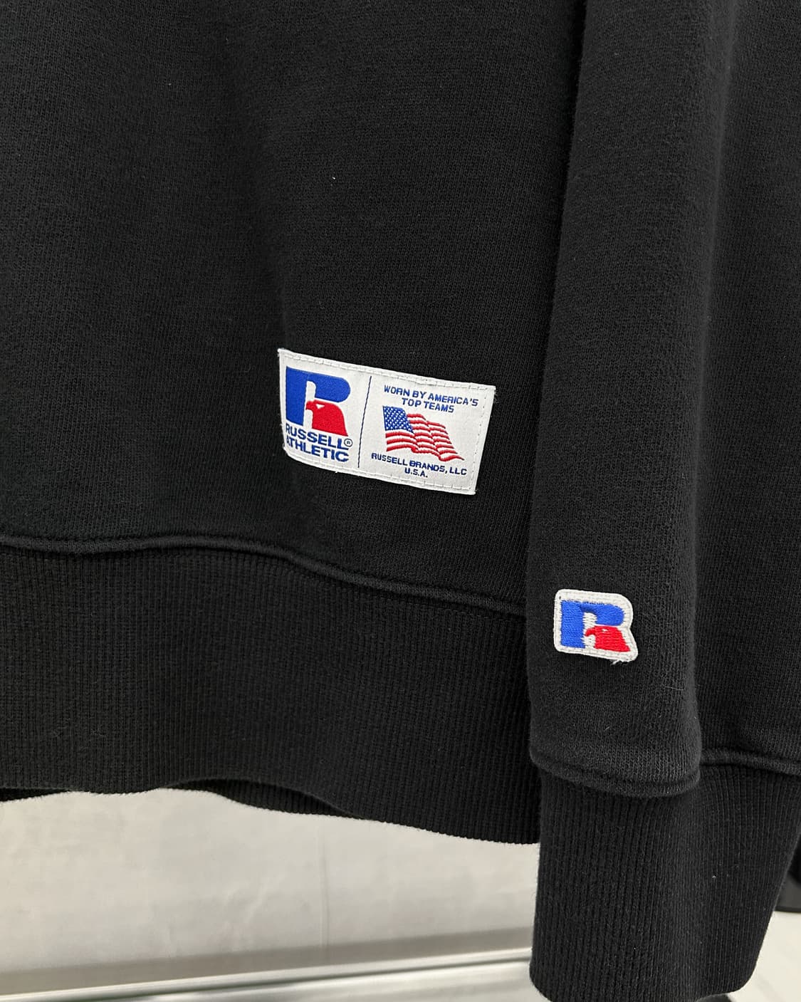  러셀 Athletic 컬리지 로고 스웻 셔츠 맨투맨 상품이미지4