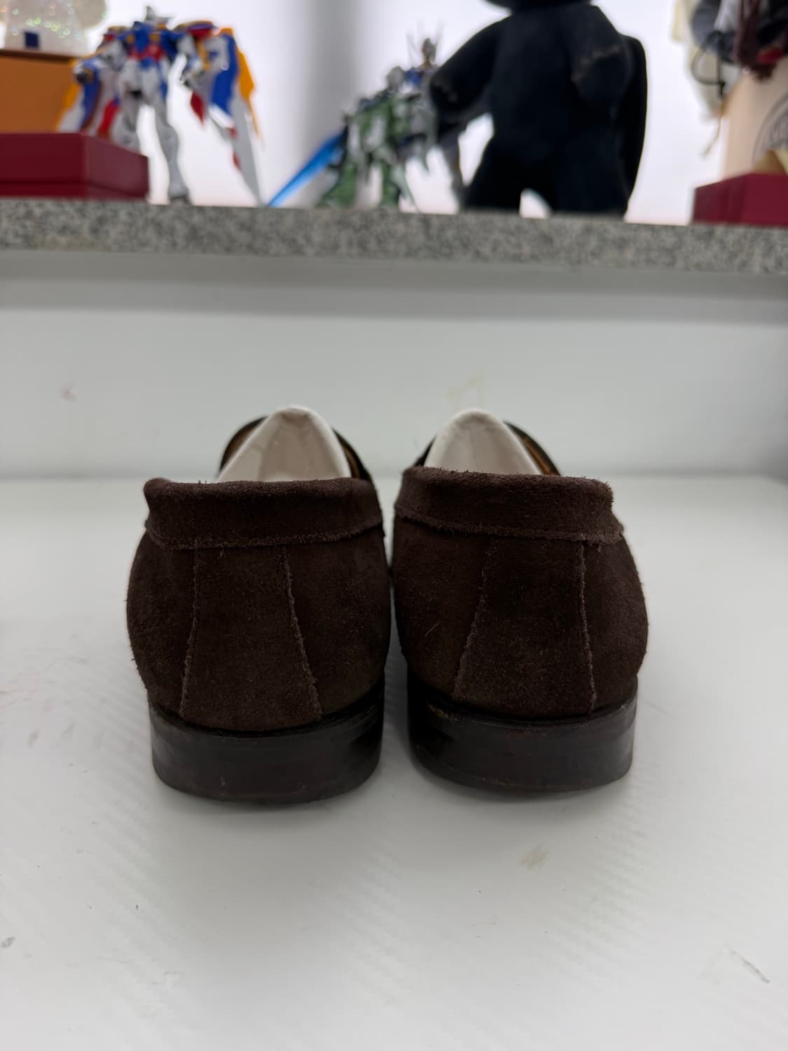 정품) 버윅1707 스웨이드 브라운 로퍼 255 상품이미지5