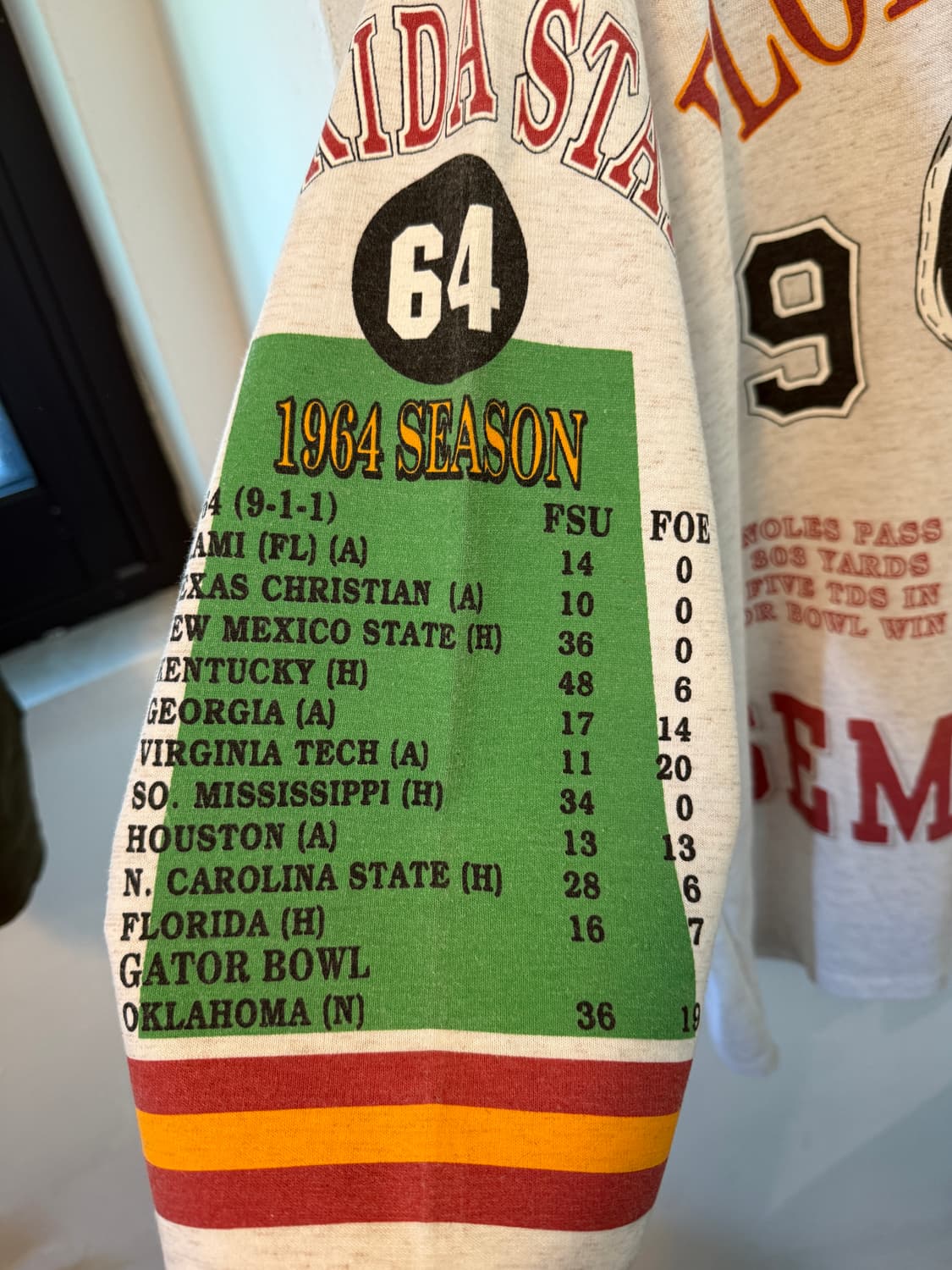 90s Long Gone Florida State 올드 롱슬리브 상품이미지5