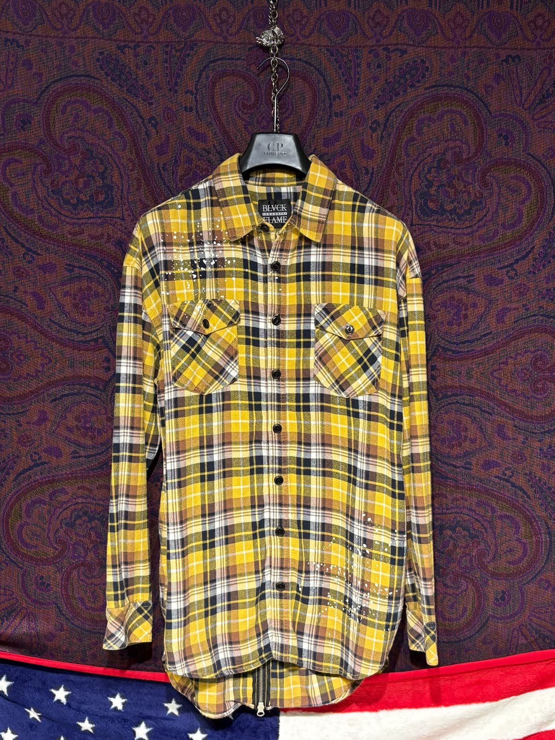 BLACK FLAME 메탈리카x아이언 메이든 락셔츠 상품이미지2