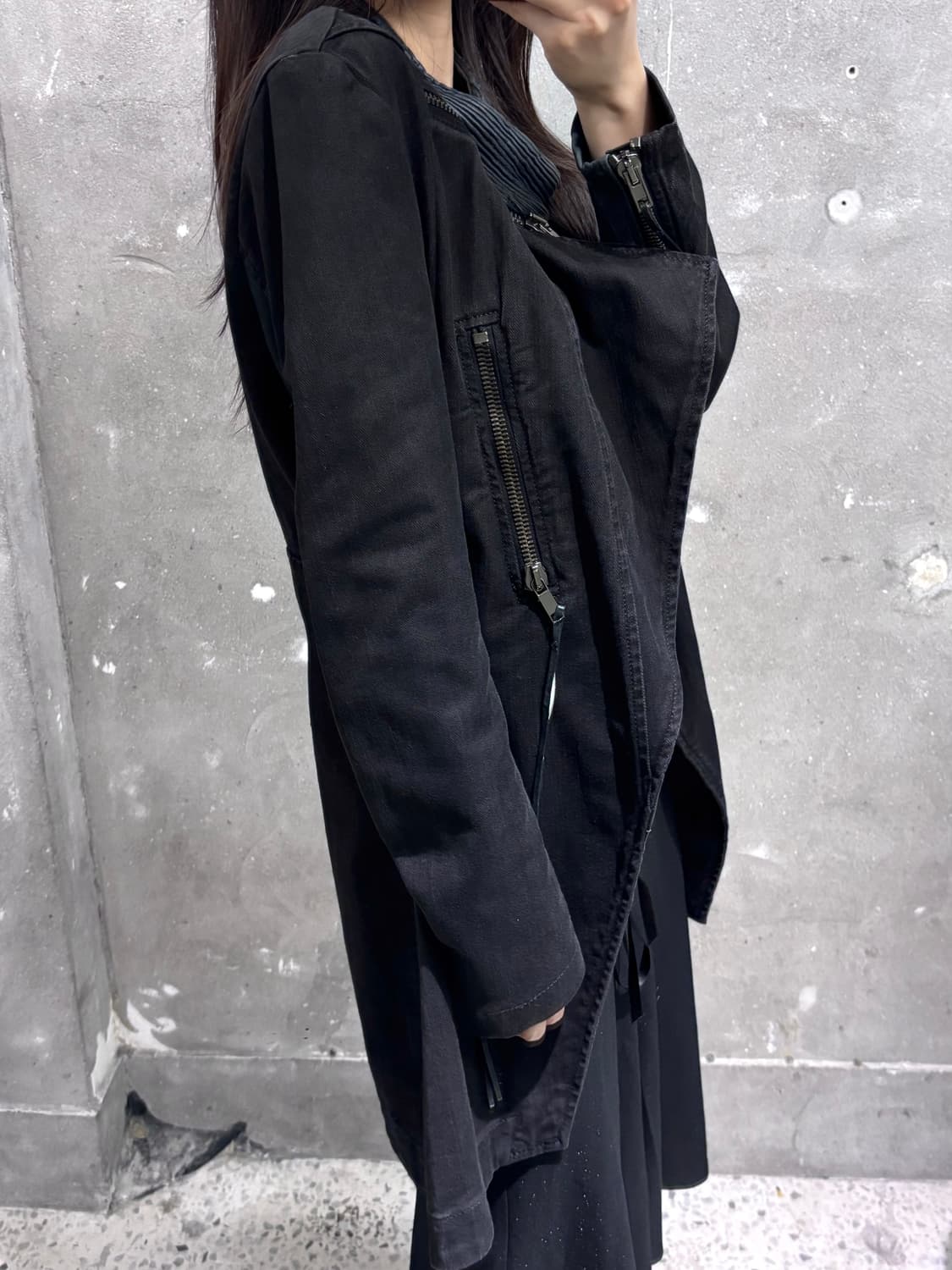 Diesel 디젤 블랙 오픈 자켓 상품이미지3