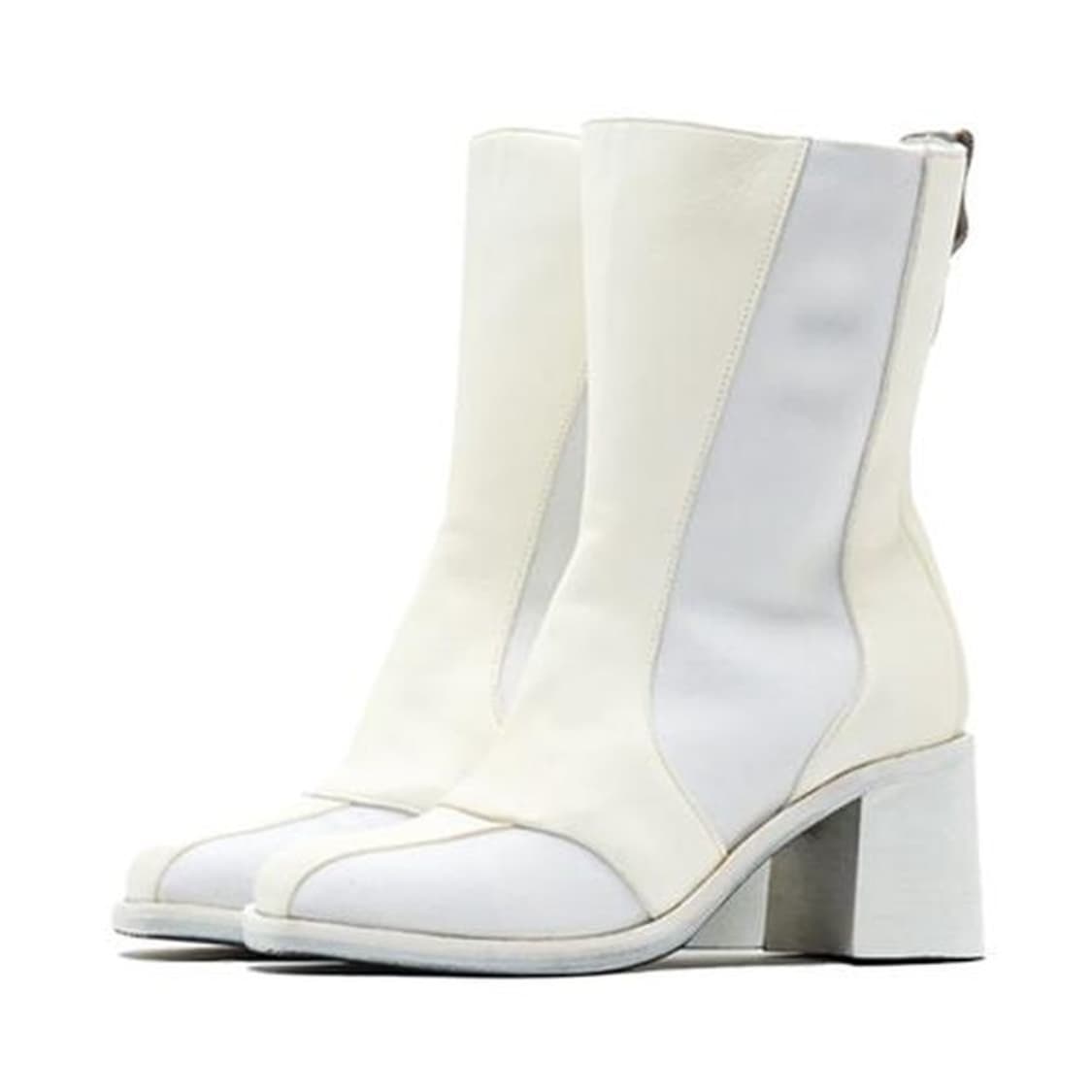 아워레가시 미드 샤프트 패널 부츠 화이트 37 미사용품 상품이미지1