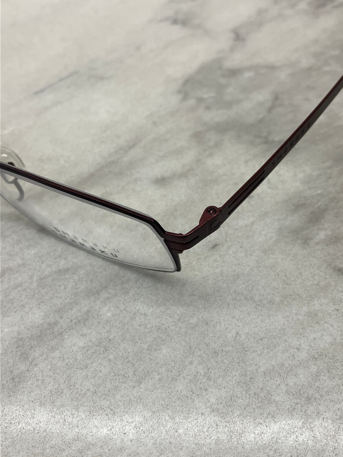 사라쿠 SHARAKU 엔틱 레드 스퀴벌 메탈테 안경 상품이미지2