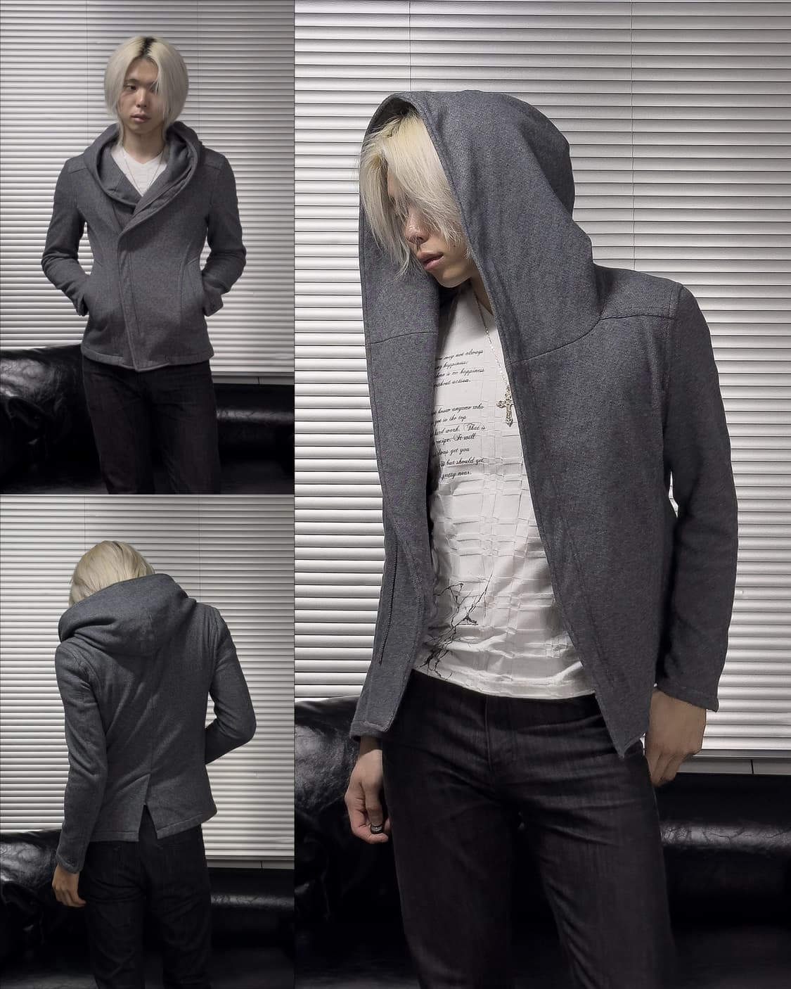 {Schlussel} Asymmetric Hooded Jacket  상품이미지1
