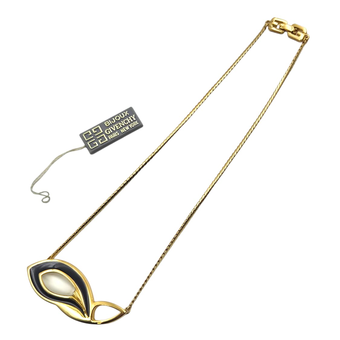 81s 지방시 비쥬 불투명 고래 목걸이 상품이미지2