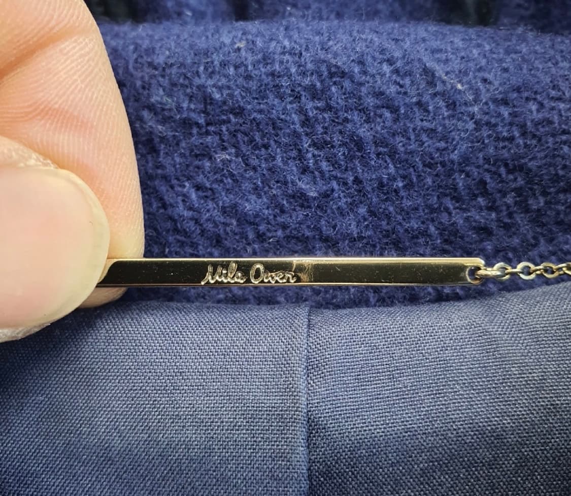 네이비 떡볶이 코트  상품이미지2