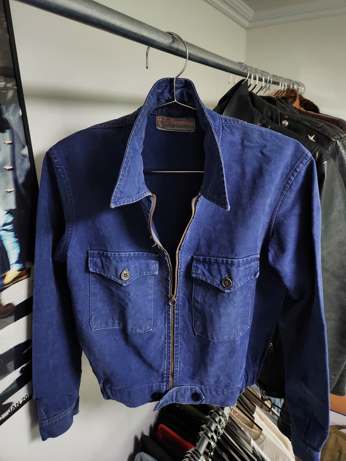 70s French Cyclist Jacket 상품이미지2