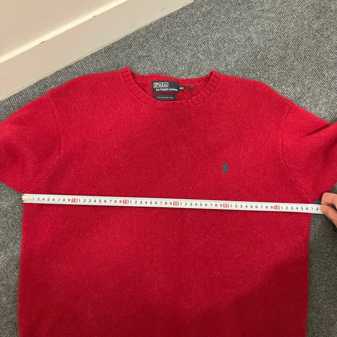 N12 폴로 니트 레드 상품이미지5
