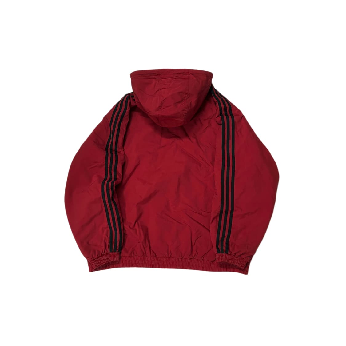 XL 아디다스 점퍼 올드스쿨 누빔 레드 빨검   상품이미지5
