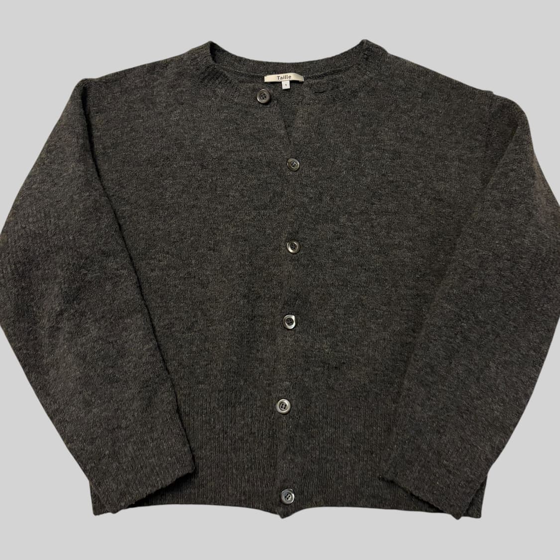 타일레 울 가디건 그레이 1 상품이미지1