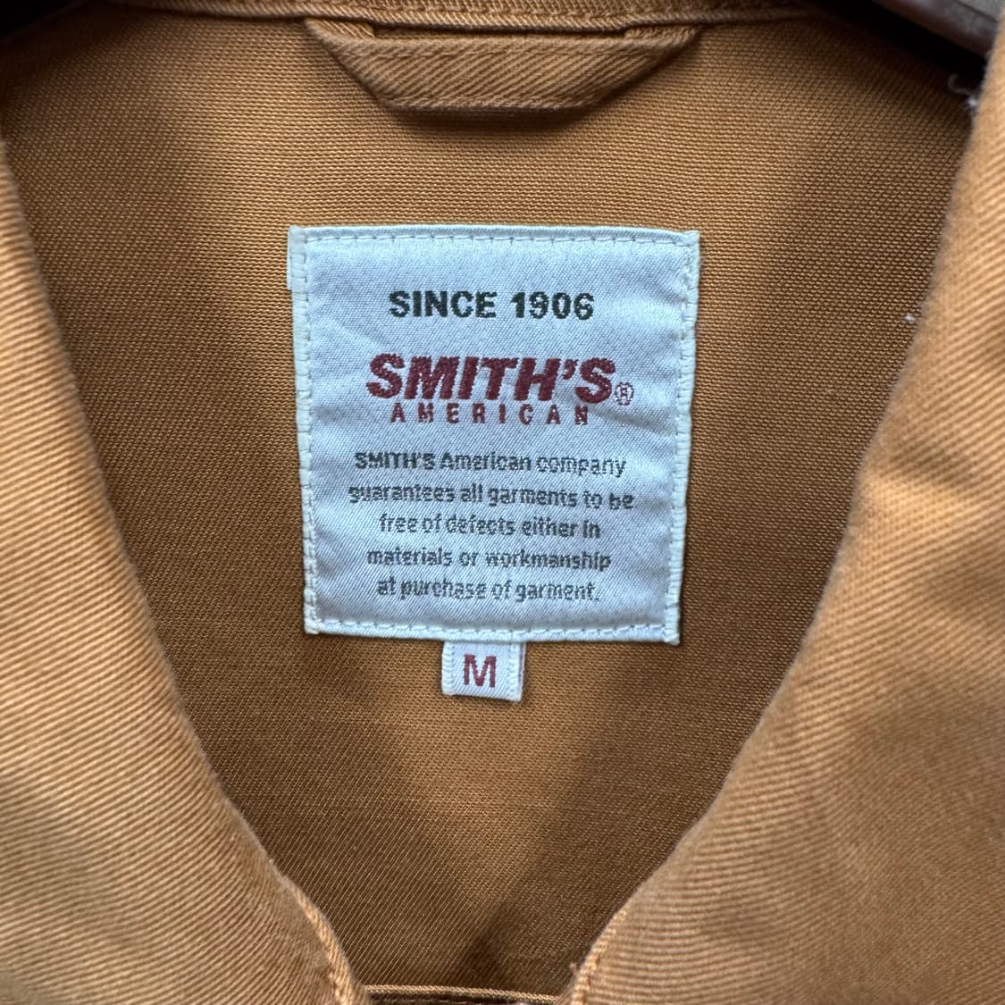 USA VINTAGE 코튼 초어 자켓 전면 포켓 로고 포인트 브라운 상품이미지6