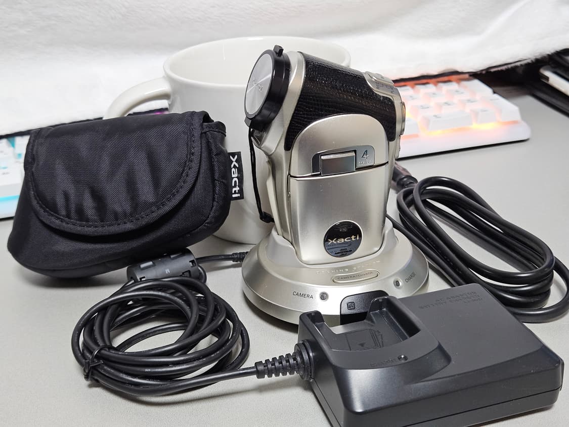 산요 작티 c4 핸디캠 엔믹스 오해원 디카 정품 파우치 포함 상품이미지5